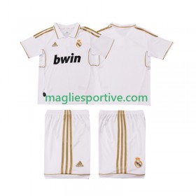 Completo Calcio Real Madrid 2011 2012 Retro Bambino Divisa Prima